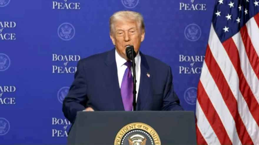 Trump calls Gaza Board of Peace key to global peace, stability