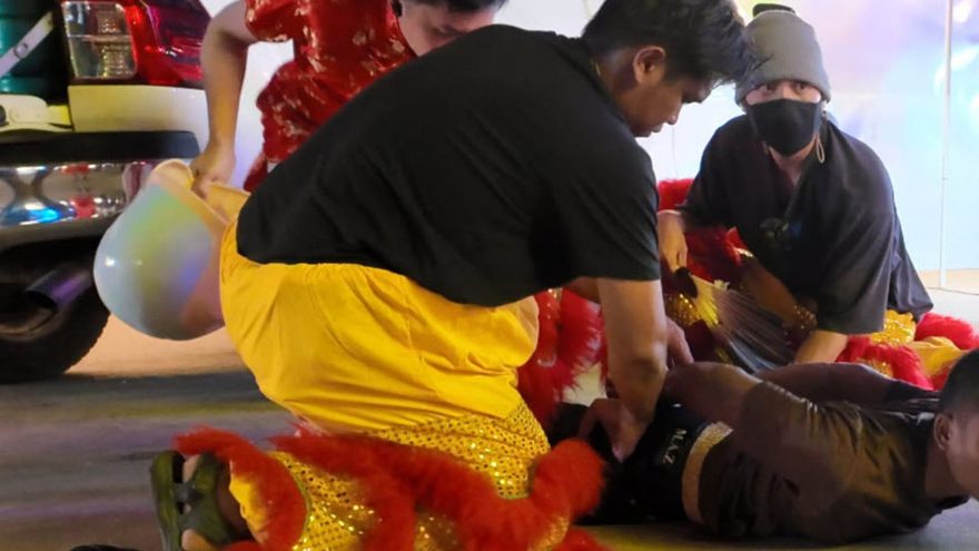 Thai police go undercover as lion dancers to nab a serial burglar