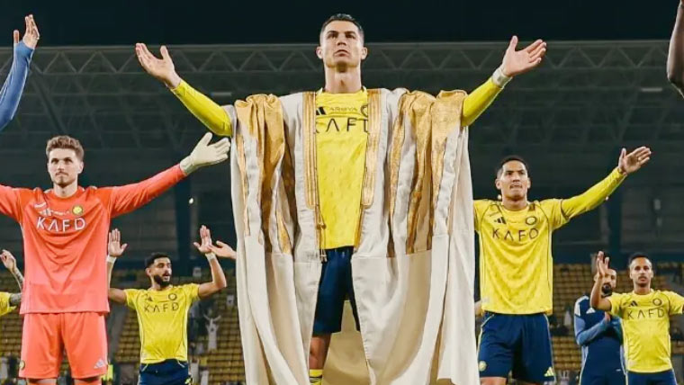 کرسٹیانو رونالڈو کا 500 گول مکمل کرنے پر انوکھے انداز میں جشن