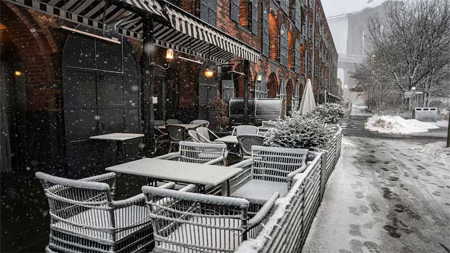 Powerful winter storm shuts schools, disrupts travel across US Northeast