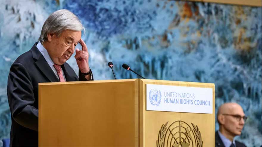 UN chief decries global rise of 'rule of force'