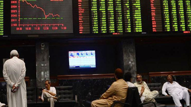 پاکستان سٹاک ایکسچینج میں کاروبار کے آغاز پر شدید مندی