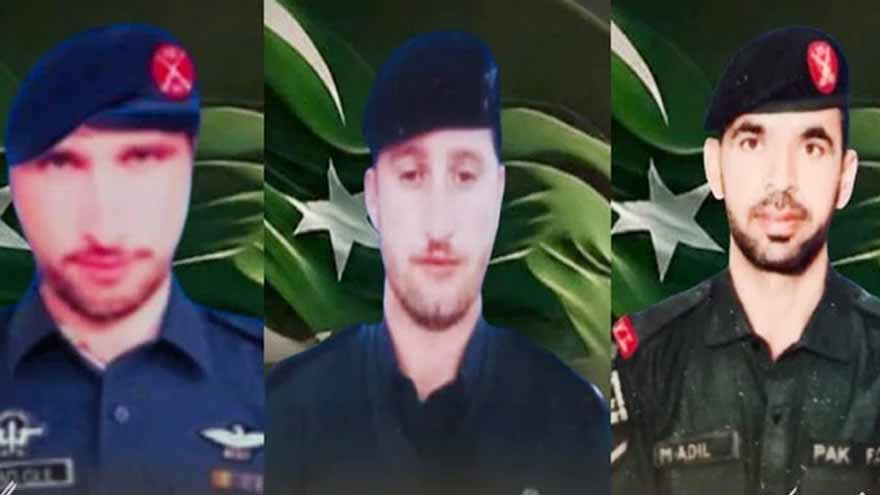 Three FC personnel martyred after militants torch ambulances in Karak