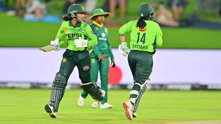 ون ڈے سیریز کے دوسرے میچ میں جنوبی افریقہ ویمن ٹیم نے پاکستان کو شکست دے دی