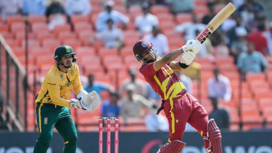 T20 World Cup: Shepherd, Holder power West Indies to 176/8 against South Africa in Super Eight