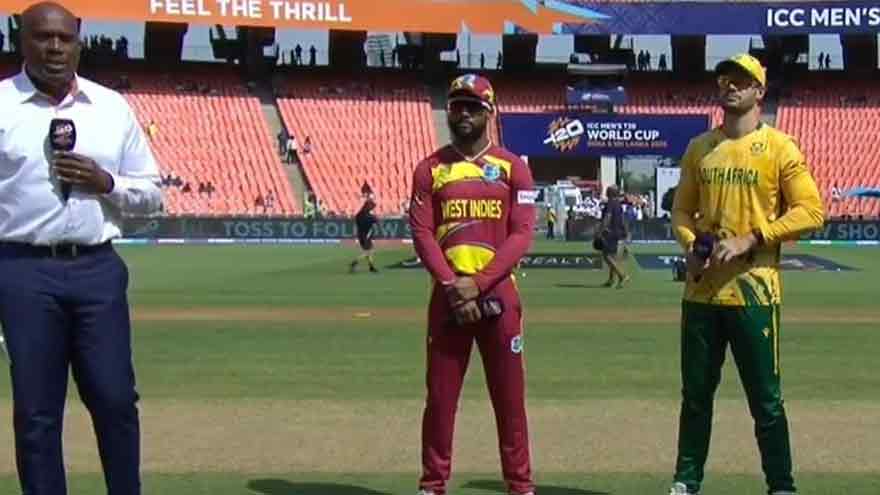 South Africa elect to field first against West Indies in crucial Super 8 clash