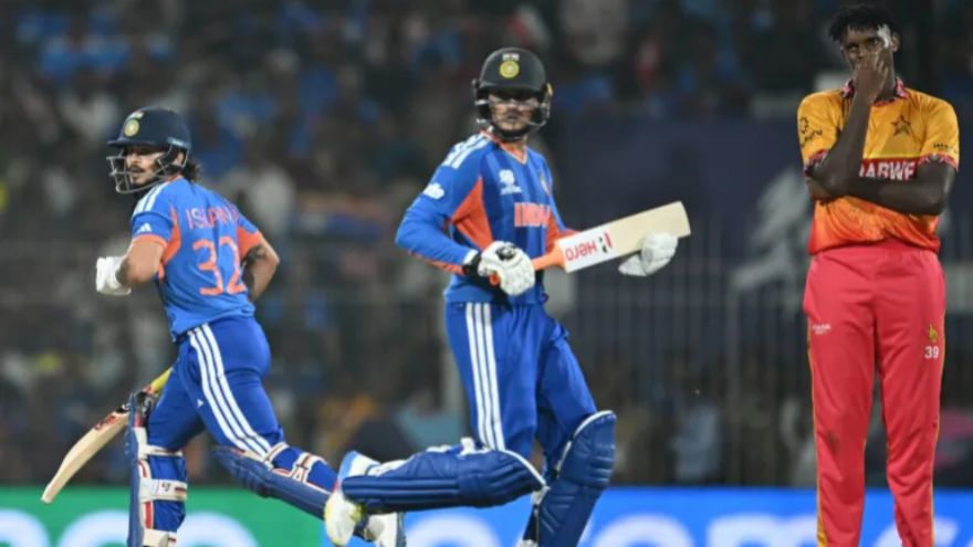 T20 World Cup: Zimbabwe opt to field first but India race to flying powerplay