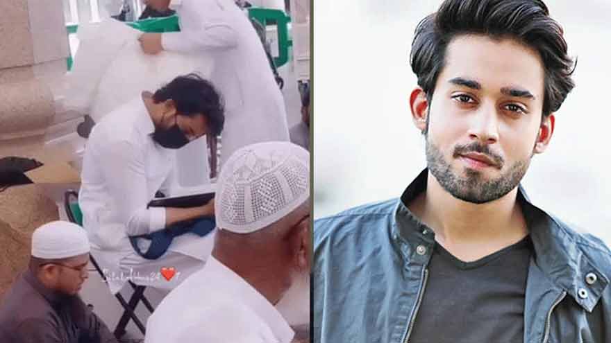 Bilal Abbas spotted in Masjid-e-Nabawi during Ramazan
