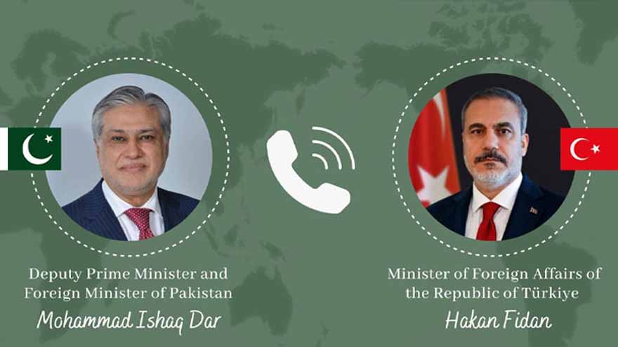 Dar, Turkish counterpart discuss regional security amid Afghan tensions