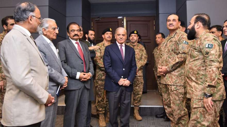 Operation Ghazab-lil-Haq: PM Shehbaz praises armed forces at GHQ briefing amid Afghan tensions