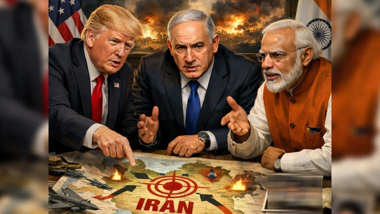 بھارت امریکا اور اسرائیل کو ایران کی تباہی کے مشورے دینے لگا