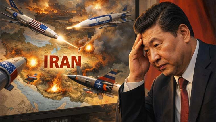 ایران پر امریکی و اسرائیلی حملوں پر چین کا اظہار تشویش