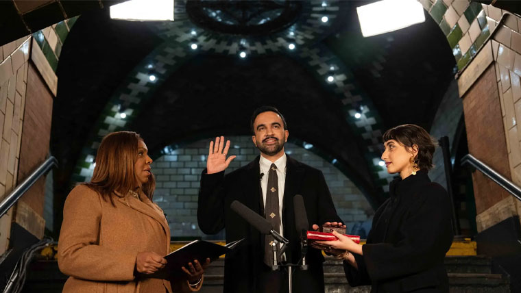 امریکی تاریخ میں نیا باب: ظہران ممدانی قرآن پر حلف اٹھا کر میئر بن گئے