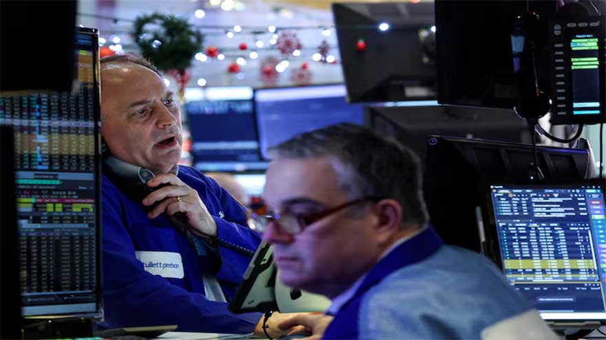 Wall Street ends year's final session lower but posts big annual gains for 2025