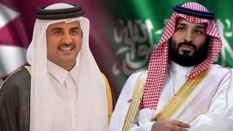 سعودی ولی عہد اور امیر قطر کا رابطہ، تعلقات کو مزید مضبوط بنانے پر تبادلہ خیال