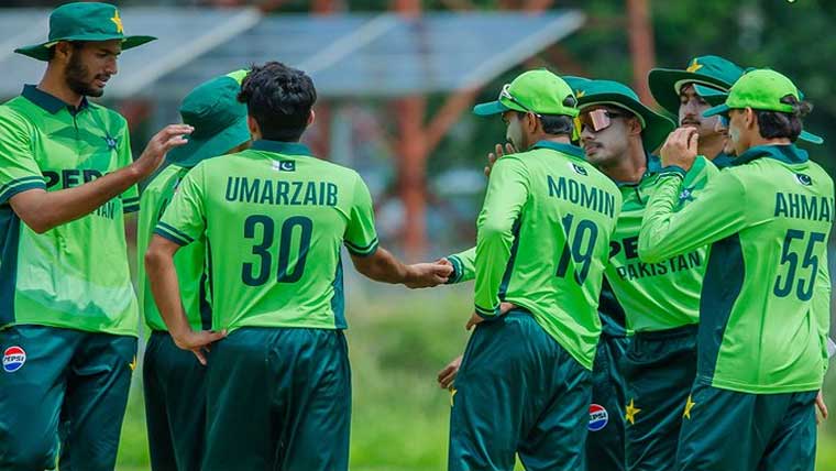 سہ ملکی انڈر19 سیریز: گرین شرٹ کی افغانستان کو 133رنز سے شکست 