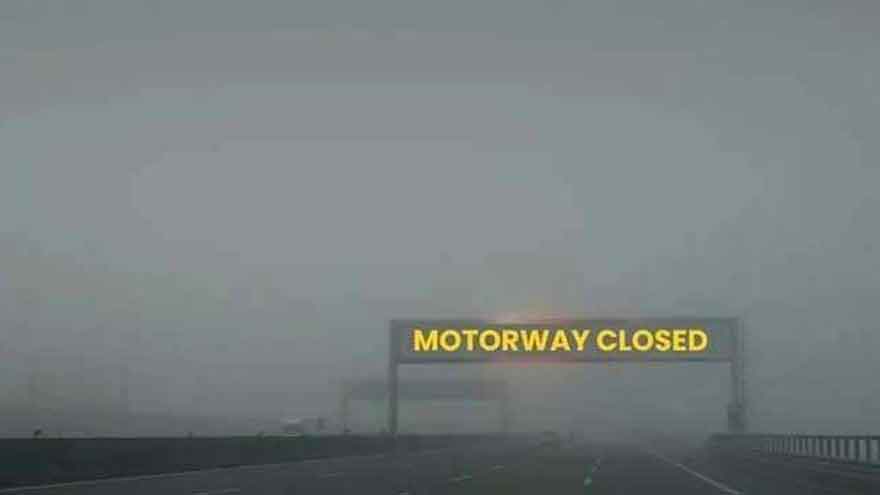 Motorway M-3 closed from Jaranwala to Dukhana due to fog