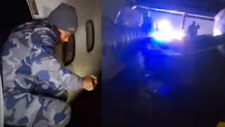 نیپال میں چھوٹا مسافر طیارہ رن وے سے پھسل کر جھاڑیوں میں جا گھسا