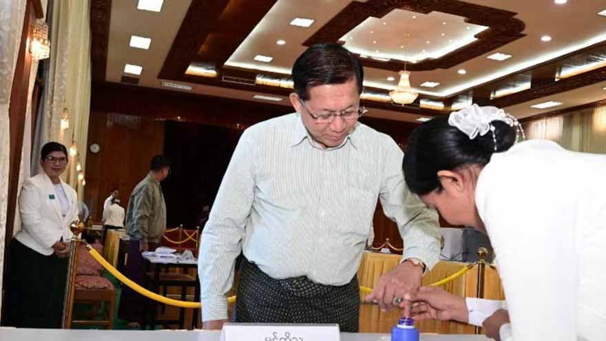 Military-backed party in Myanmar takes lead in first phase of polls