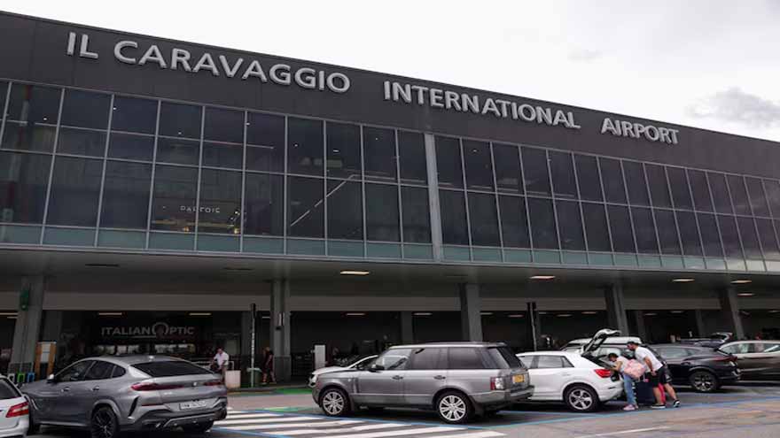 Thousands stranded overnight as Italy's Bergamo airport halts flights