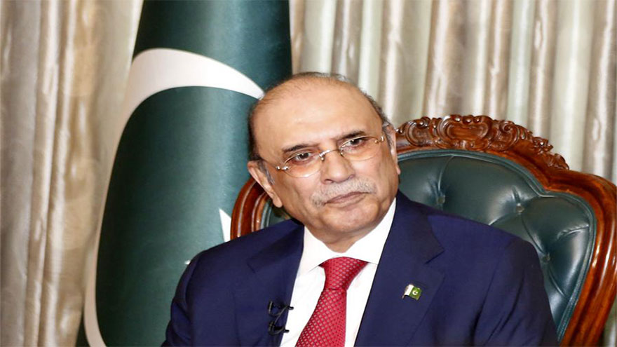 President reaffirms Pakistan's support for Kashmiris' right to self-determination