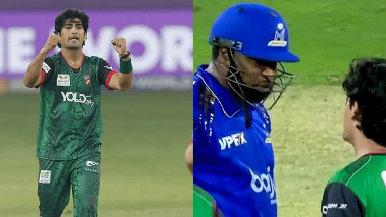 ضابطہ اخلاق کی خلاف ورزی، آئی سی سی نے نسیم شاہ پر جرمانہ عائد کر دیا