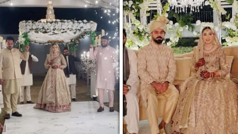 قومی ویمن کرکٹر عمائمہ سہیل رشتہ ازدواج میں منسلک