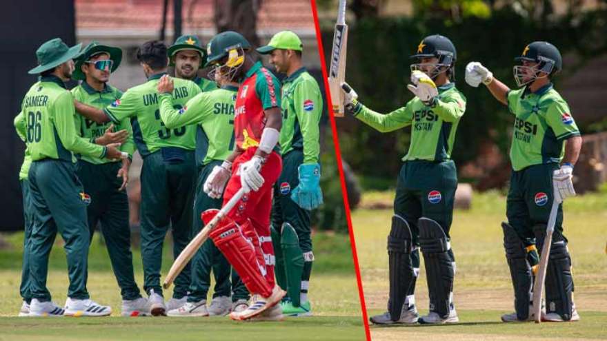 Pakistan U19 clinch tri-nation series title with dominant win over Zimbabwe