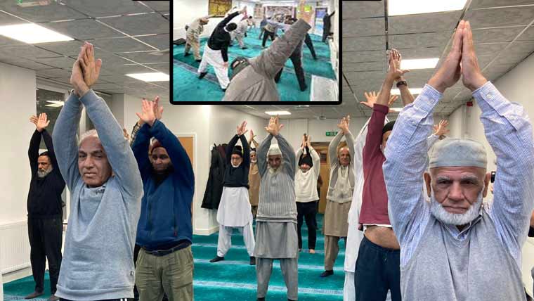 بریڈ فورڈ کی مسجد میں پہلی بار معمر افراد کے لیے ورزش کا اہتمام، سب ورطہ حیرت میں گم