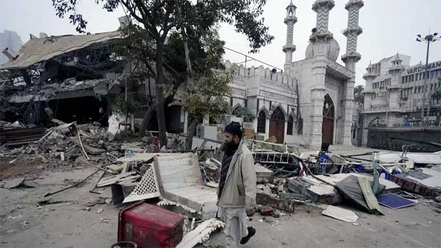 Dunya News Modi government faces fresh criticism after alleged attempt to demolish mosque