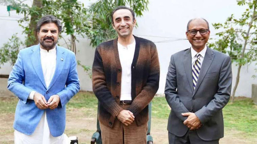 Nasir Shah, Saeed Ghani call on Bilawal
