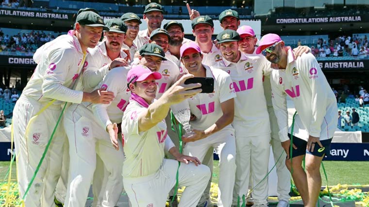ایشز سیریز کے آخری ٹیسٹ میں آسٹریلیا نے انگلینڈ کو شکست دے دی