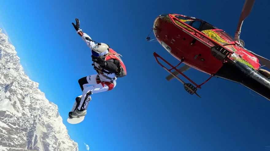 Belarusian sky surfer sets Guinness World Record with high-altitude jump