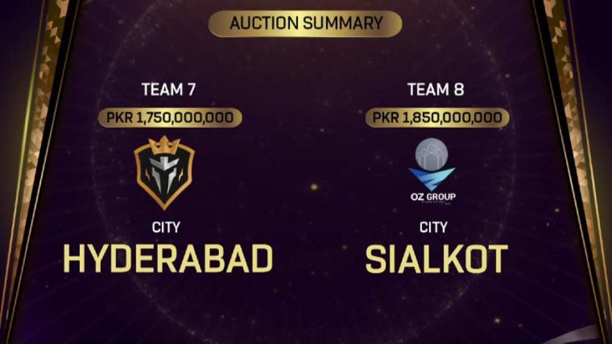 PSL creates history as Hyderabad and Sialkot franchises sold for record Rs360 crore