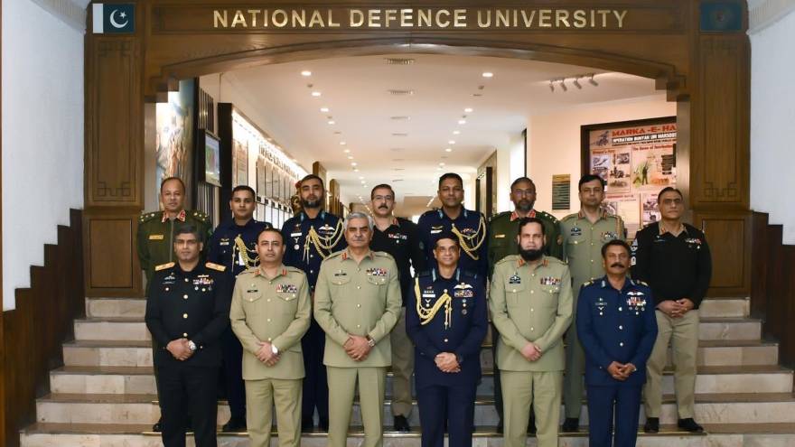 Bangladesh air chief visits National Defence University during Islamabad visit