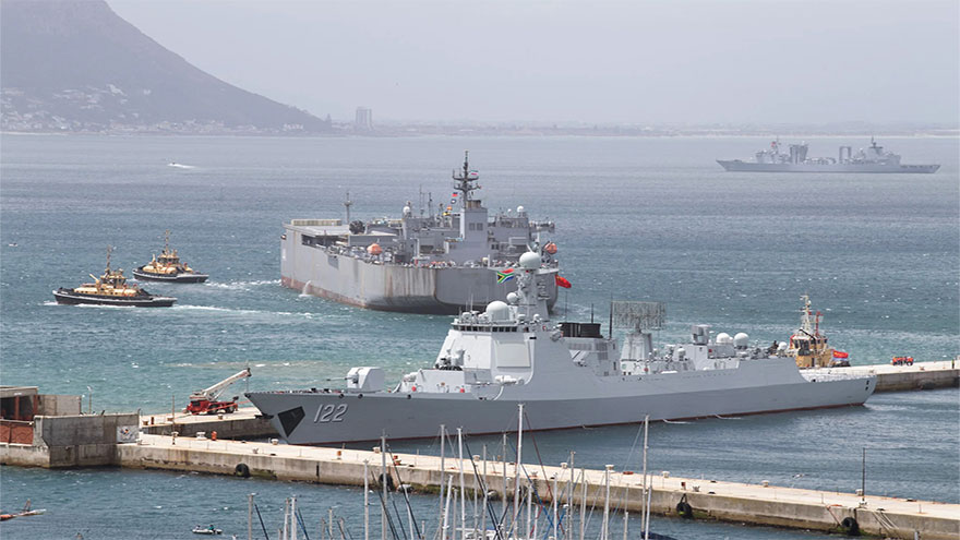 Chinese, Iranian warships in South Africa for exercises