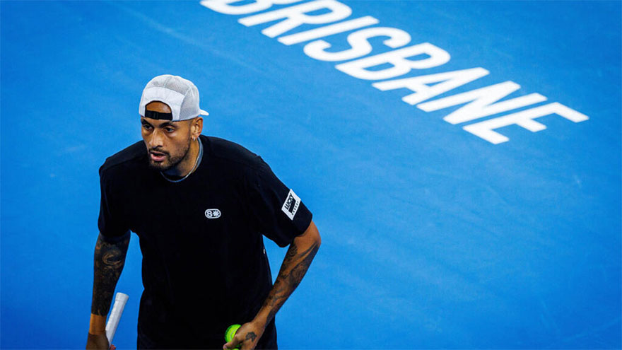 Kyrgios to play doubles only at Australian Open