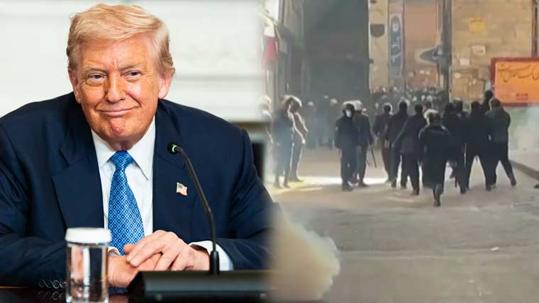 ایران میں مداخلت کا مطلب وہاں فوج اتارنا نہیں ہے، امریکی صدر کی وضاحت