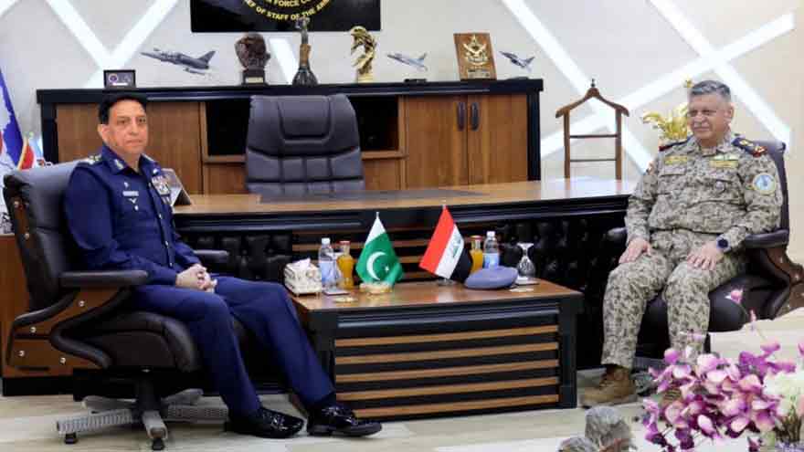 Pakistan, Iraq air chiefs discuss defence cooperation
