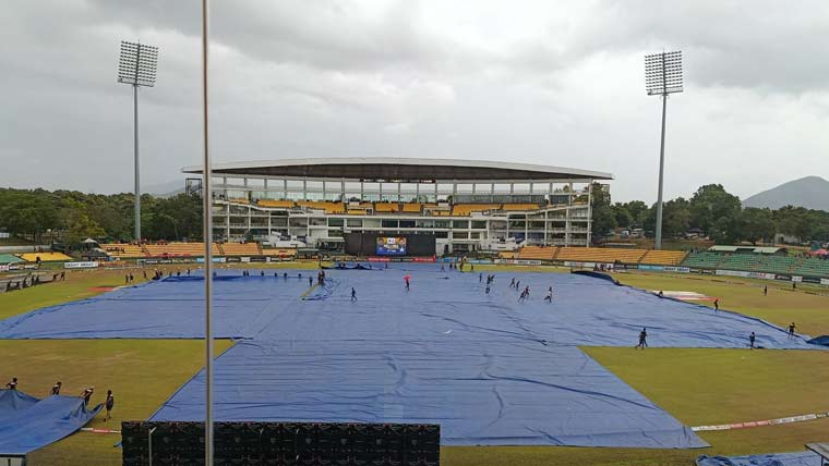 پاک سری لنکا تیسرا ٹی 20: بارش کے باعث ٹاس تاخیر کا شکار