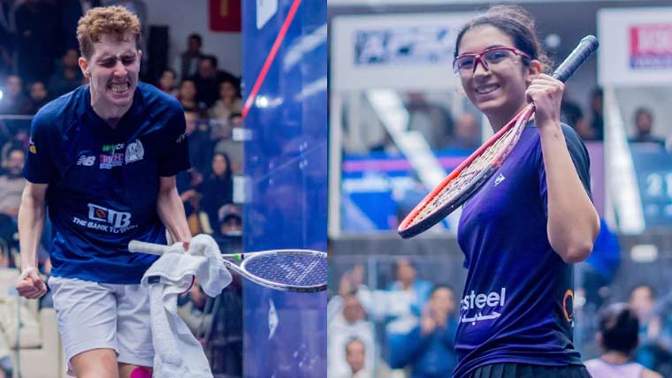 کراچی اوپن سکواش ٹورنامنٹ: مصری کھلاڑیوں نے دونوں ٹائٹل جیت لیے