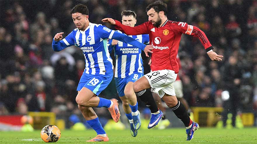 Troubled Man Utd crash out of FA Cup against Brighton