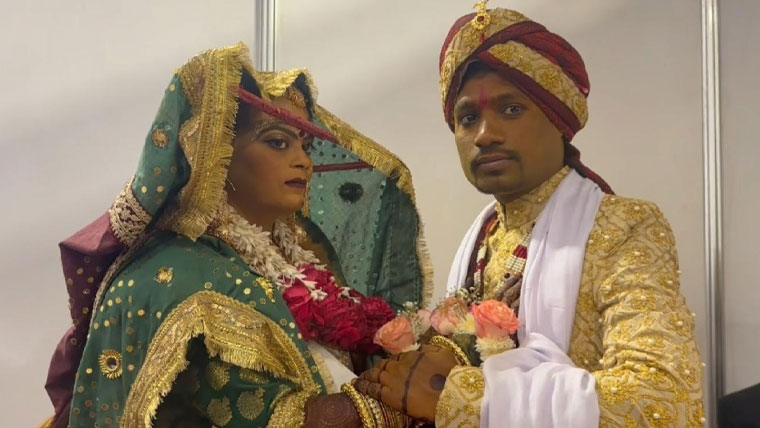 کراچی: اجتماعی شادیوں کی تقریب میں 75 ہندو جوڑے رشتہ ازدواج سے منسلک