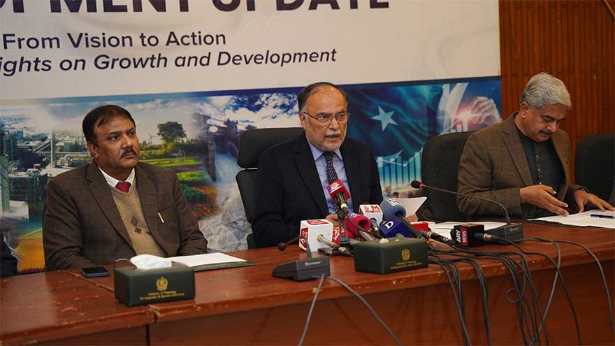 Economic indicators show improvement: Ahsan Iqbal