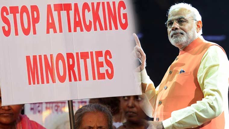 بھارت میں اقلیتوں کیخلاف نفرت انگیز واقعات میں 13 فیصد اضافہ