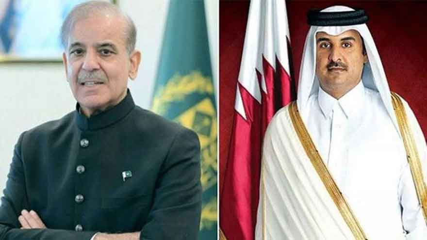 PM Shehbaz, Qatari Amir reaffirm commitment to stronger Pakistan-Qatar ties