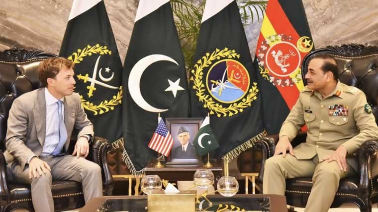 فیلڈ مارشل عاصم منیر سے ورلڈ لبرٹی فنانشل کے وفد کی ملاقات، ڈیجیٹل فنانس پر گفتگو