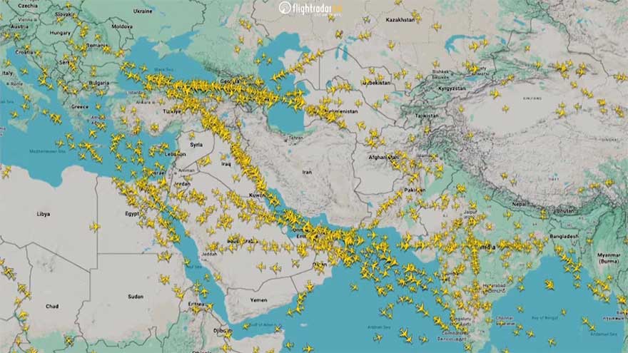 Iran reopens airspace after temporary closure forced flights to reroute