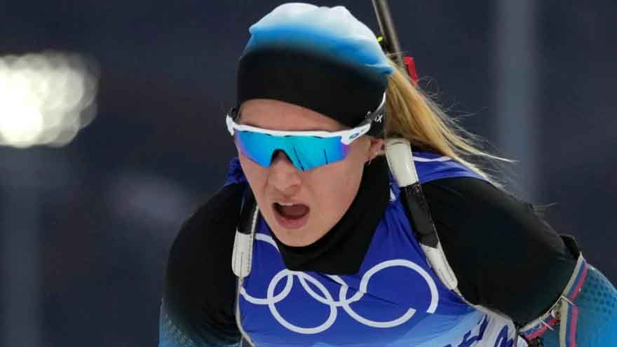 Greenland biathlete pursues Olympic dream while anxious about 'terrifying' threats to her homeland