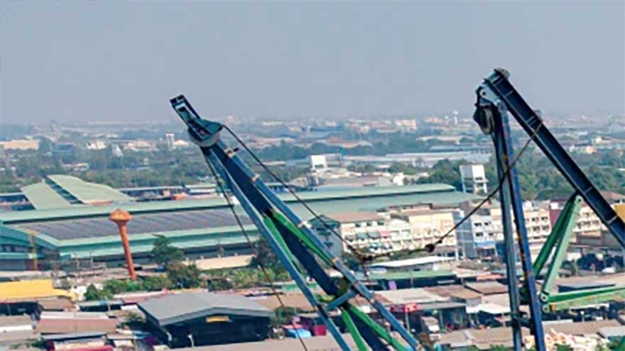 Another construction crane collapse in Thailand kills 2 people a day after deadly train derailment